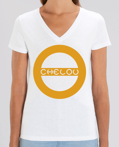 Tee-shirt femme Chelou - Emblème Orange Par  Chelou