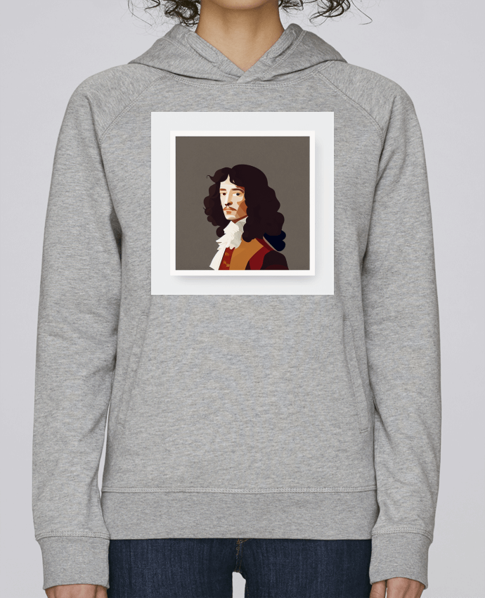 Sweat capuche femme Louis XIV par Louis_Designs