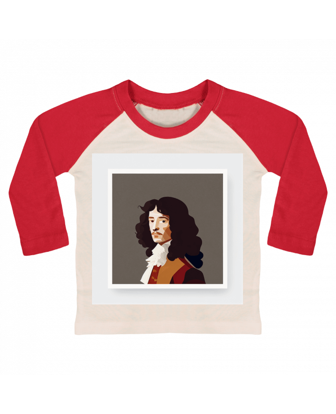 Tee-shirt Bébé Baseball ML Louis XIV par Louis_Designs