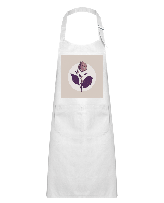 Tablier Enfant Fleur Mauve par Louis_Designs