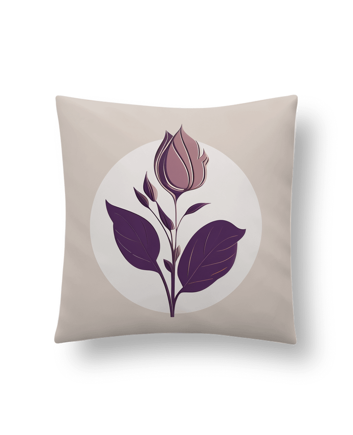 Coussin Fleur Mauve par Louis_Designs