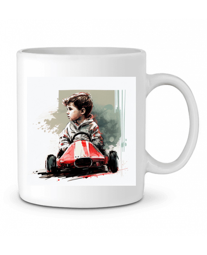 Mug  Garçon course voiture par Louis_Designs