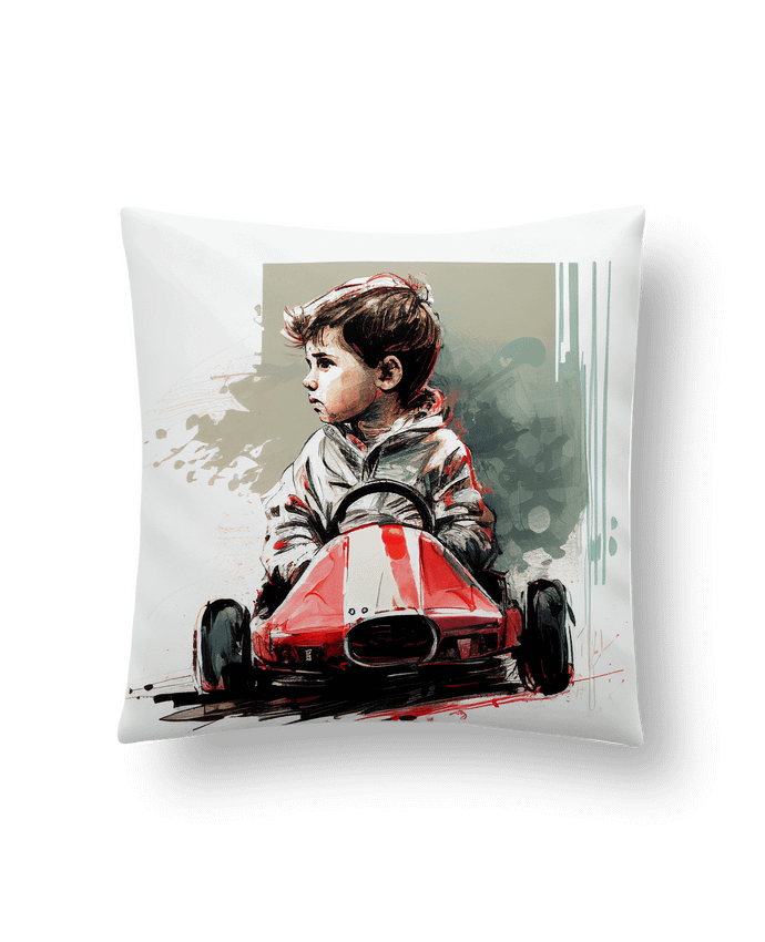 Coussin Garçon course voiture par Louis_Designs