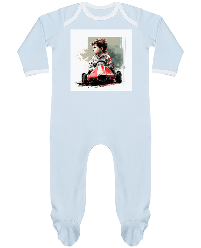 Body Pyjama Bébé Garçon course voiture par Louis_Designs