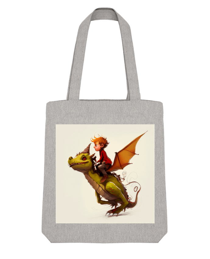 Tote Bag Stanley Stella Garçon dragon par Louis_Designs 