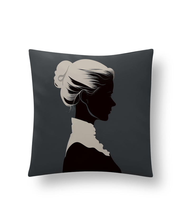 Coussin Profil Femme par Louis_Designs