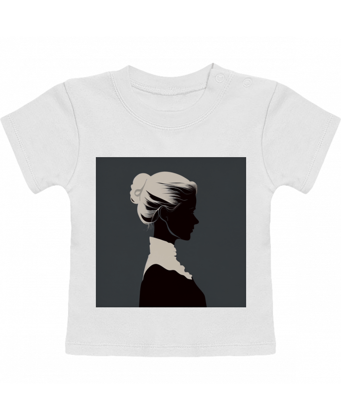 T-shirt bébé Profil Femme manches courtes du designer Louis_Designs