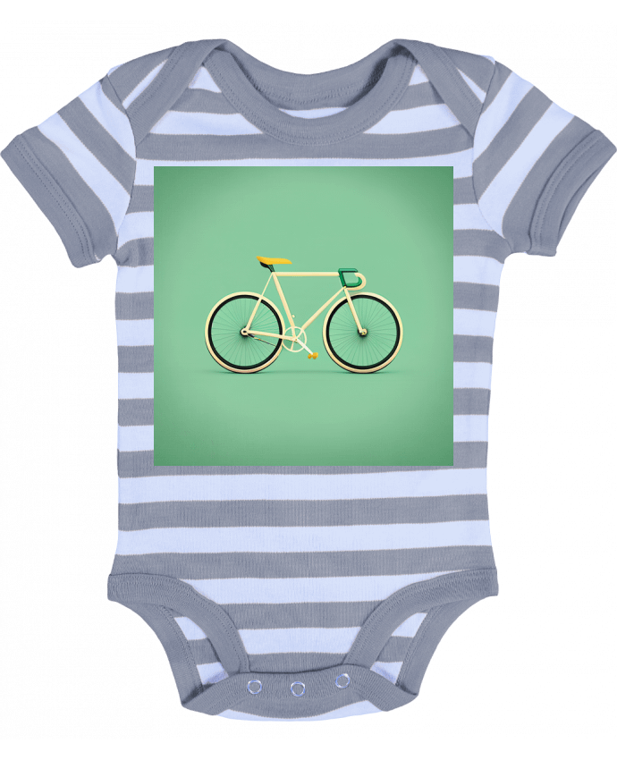 Body Bébé Rayé Vélo - Louis_Designs