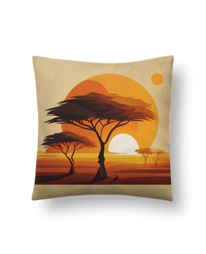 Coussin suédine Savane par Louis_Designs