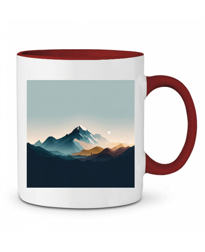 Mug bicolore Montagne Louis_Designs