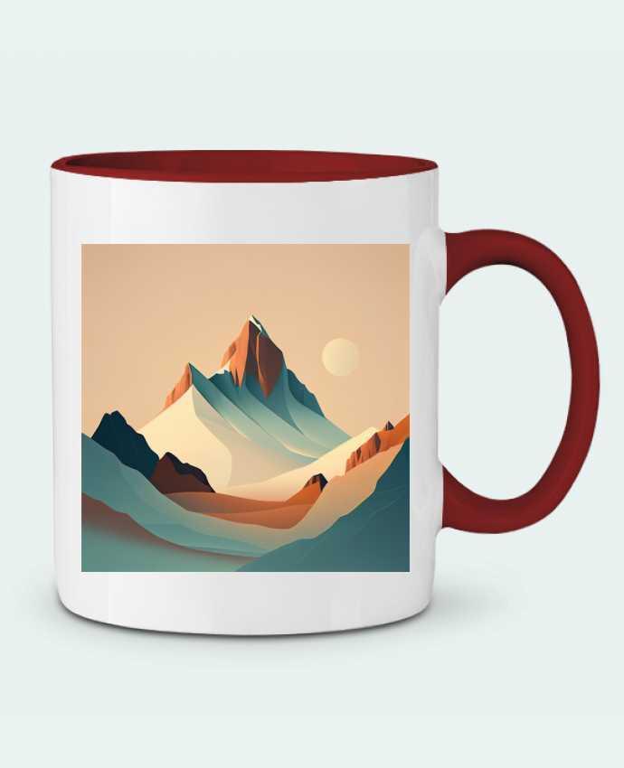 Mug bicolore Montagne Louis_Designs