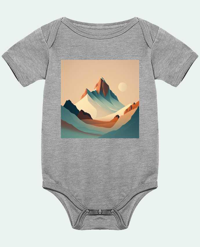 Body bébé Montagne par Louis_Designs