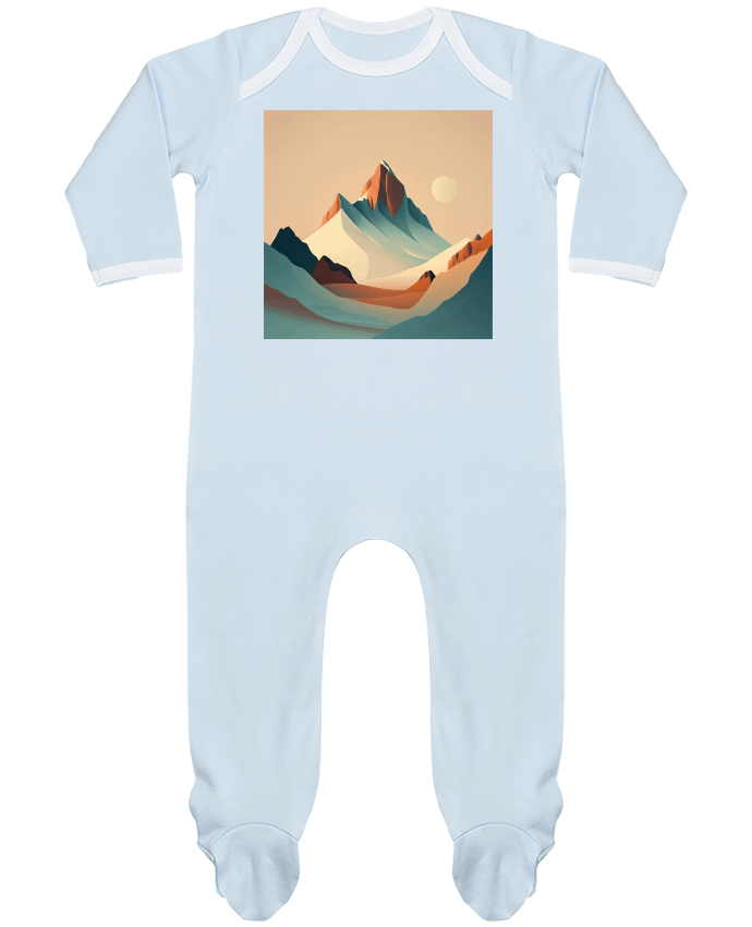 Body Pyjama Bébé Montagne par Louis_Designs