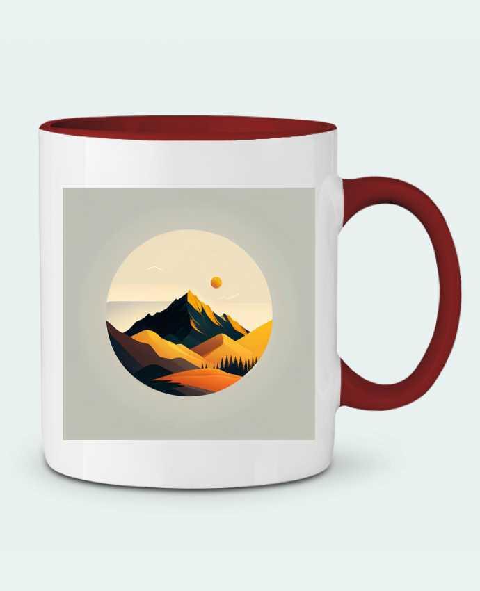 Mug bicolore Montagne Louis_Designs