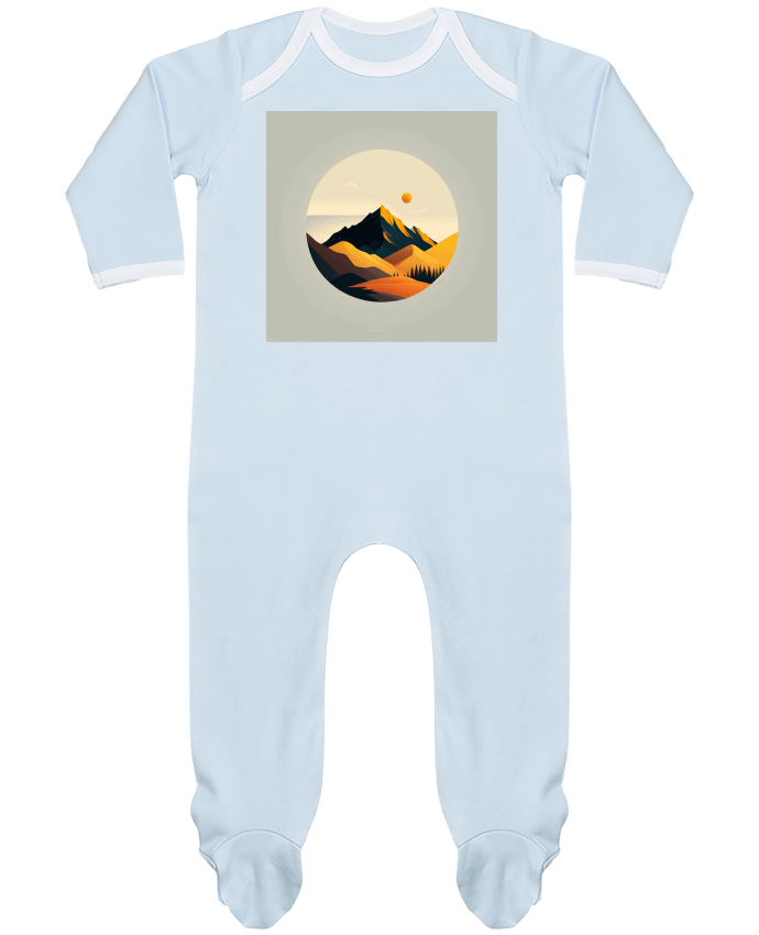 Body Pyjama Bébé Montagne par Louis_Designs