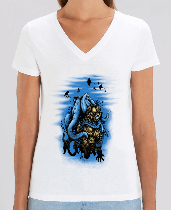 Tee-shirt femme Pieuvre et Scaphandre Par  Replicants