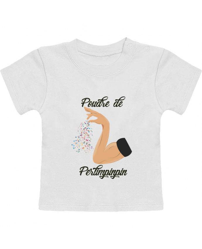 T-shirt bébé Poudre de Perlimpinpin manches courtes du designer tunetoo