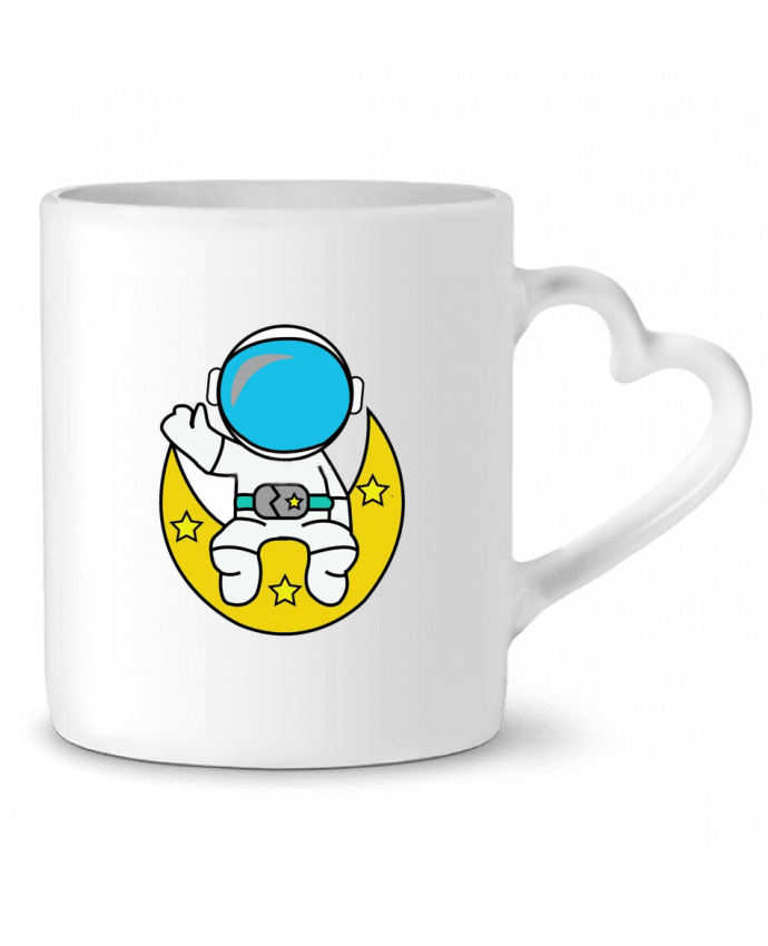 Mug coeur Astronauta estelar par RivasSL