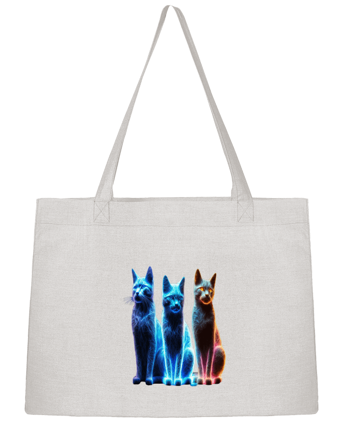 Sac Shopping Chats Néons par InkBK