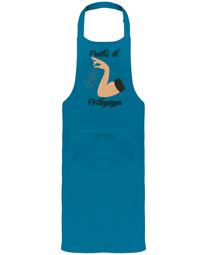 Garden or Sommelier Apron with Pocket Poudre de Perlimpinpin by tunetoo
