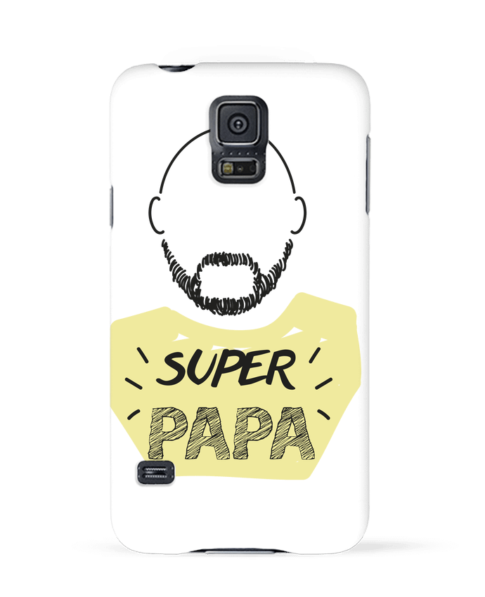 Case 3D Samsung Galaxy S5 SUPER PAPA / LOVELY DAD by IDÉ'IN