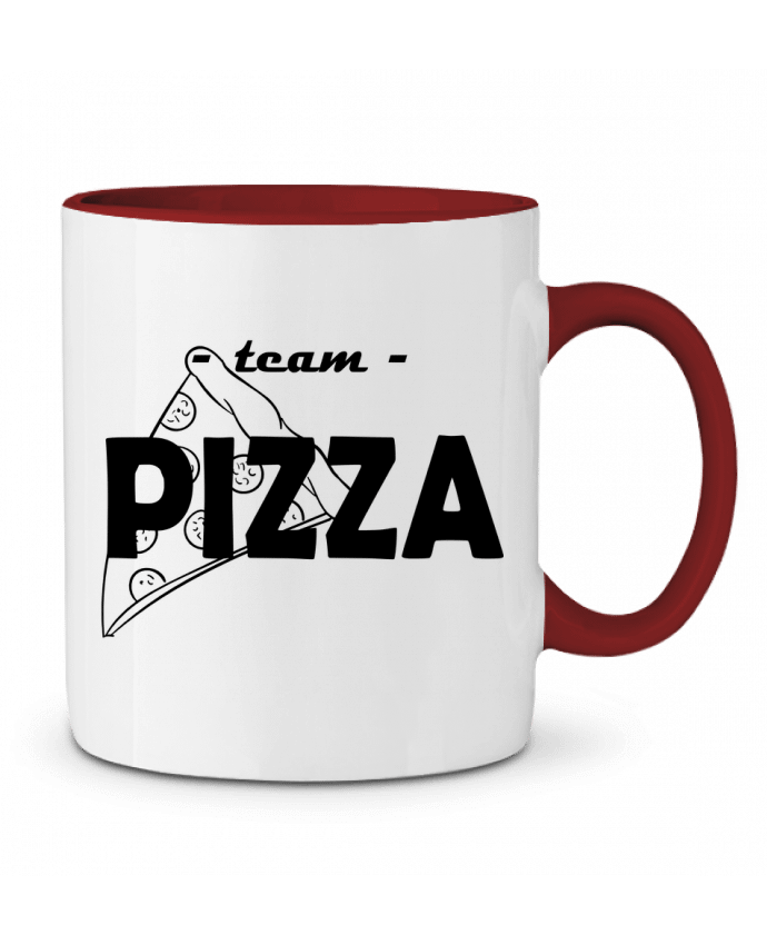 Mug bicolore team pizza gc art