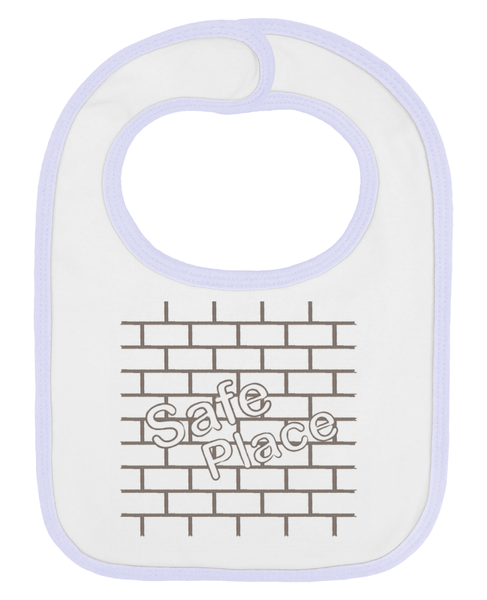 Bavoir bébé uni SAFE PLACE par Santiaguen