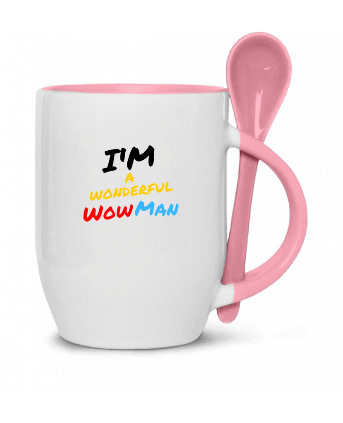  Tasse cuillère Wonderful wowman par Artsygn
