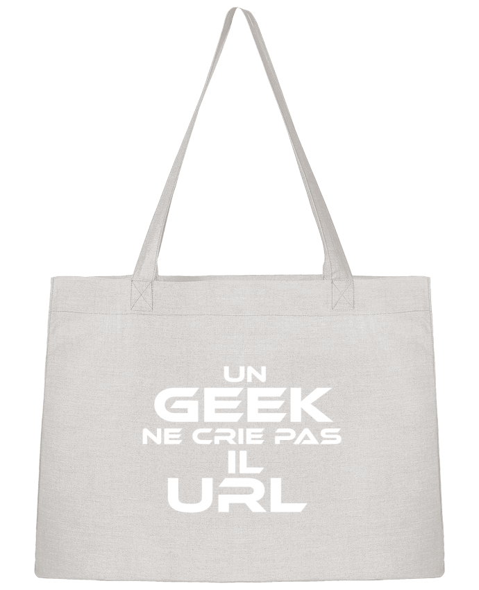 Sac Shopping un geek il ne crie pas il url noir par Sun SO Design