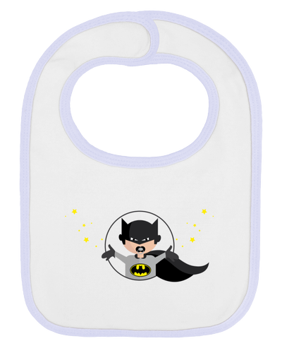 Bavoir bébé uni Batman par Sheepandco