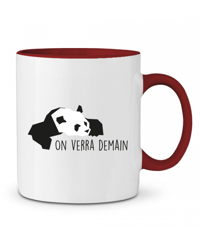 Mug bicolore Panda Sheepandco