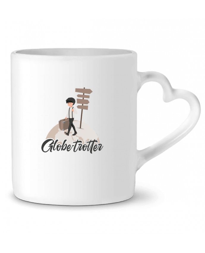 Mug coeur Globe-Trotter 3 par Sheepandco