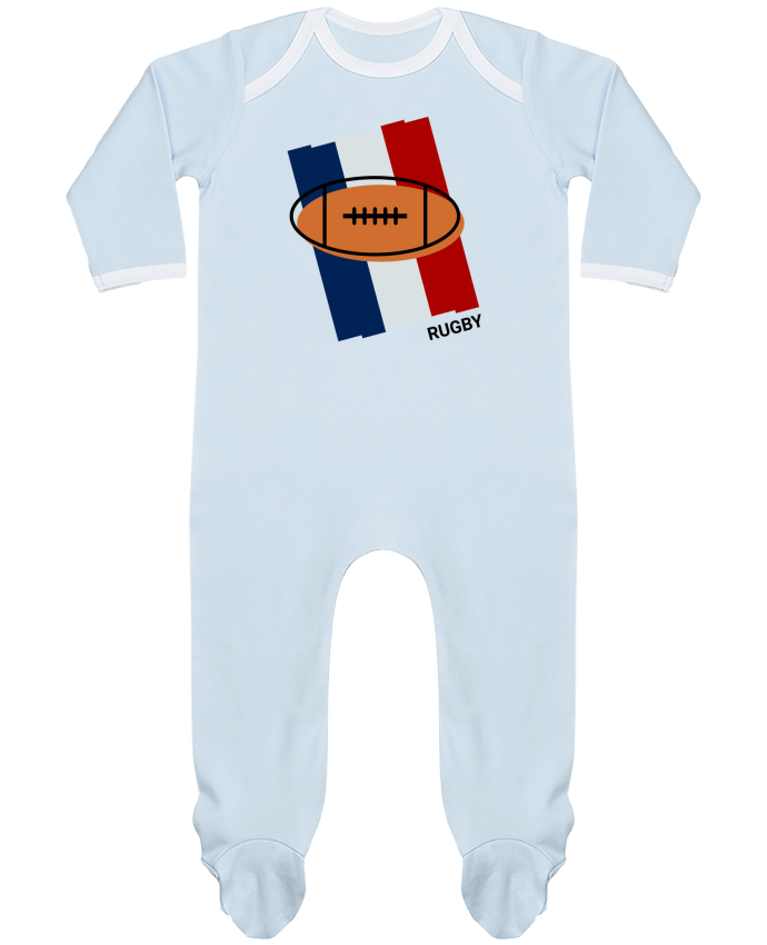 Body Pyjama Bébé Rugby France par zabceroni
