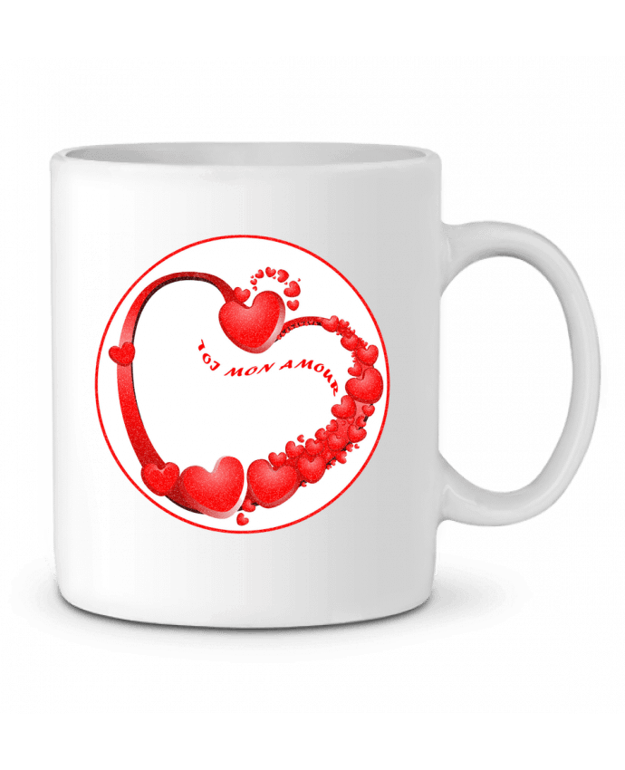 Mug  Toi mon amour par Eliaf