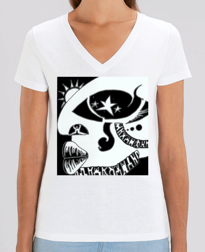 Tee-shirt femme Larme Noire Par  Mélina 