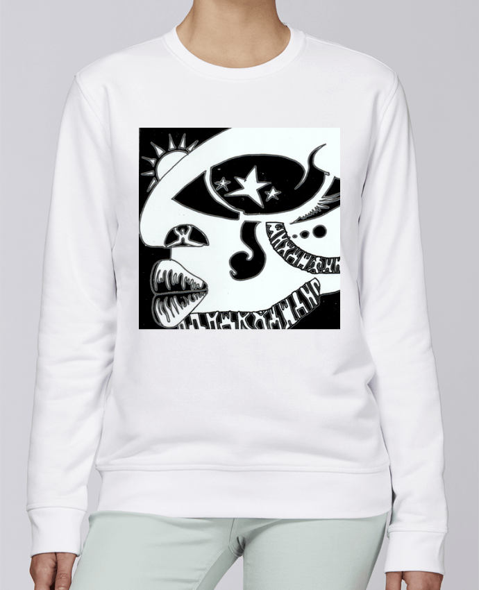 Sweatshirt Larme Noire par Mélina 