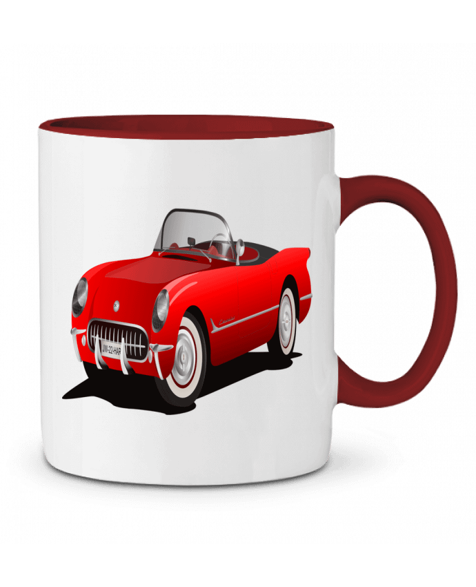 Mug bicolore voiture ancienne gg creations