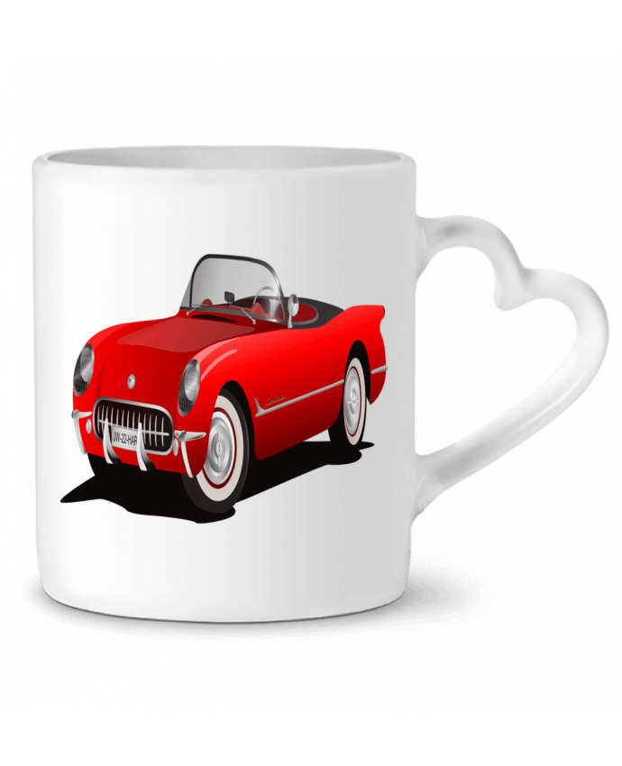 Mug coeur voiture ancienne par gg creations