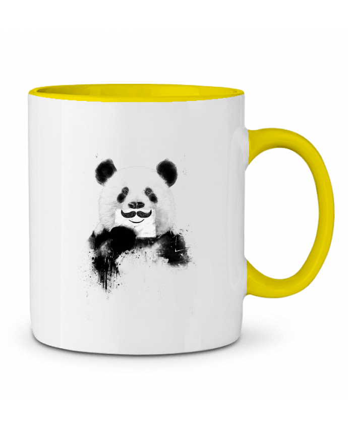 Taza Cerámica Bicolor Funny Panda Balàzs Solti Balàzs Solti