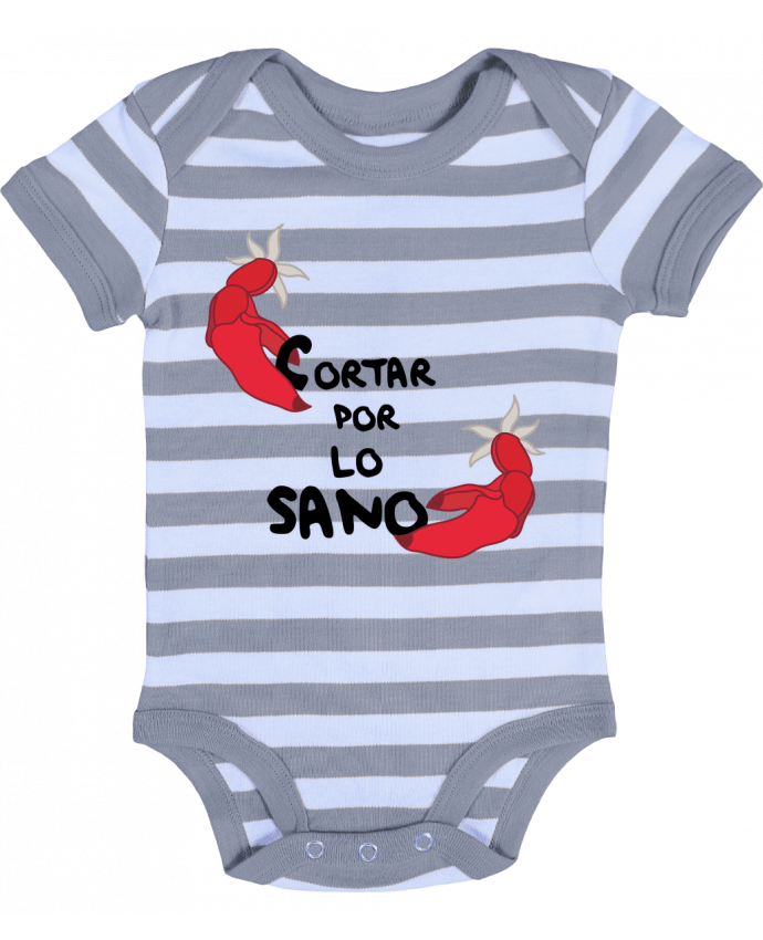 Body Bébé Rayé CORTAR - Santiaguen