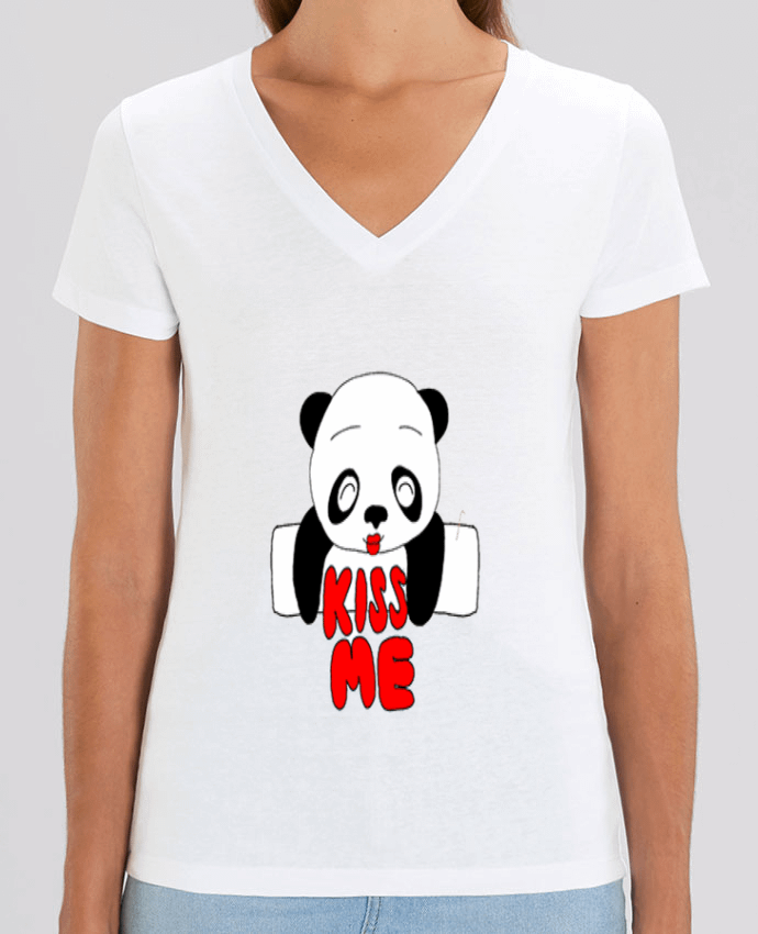 Tee-shirt femme kiss me Par  Ivonne Granillo