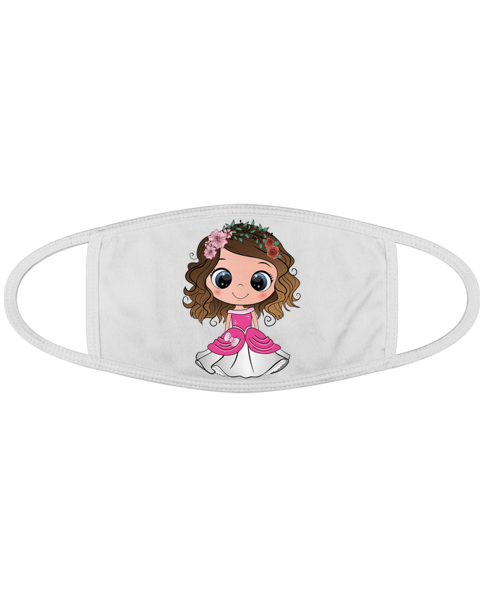 Masque Princesse brune aux yeux bleus par EmmaCreation