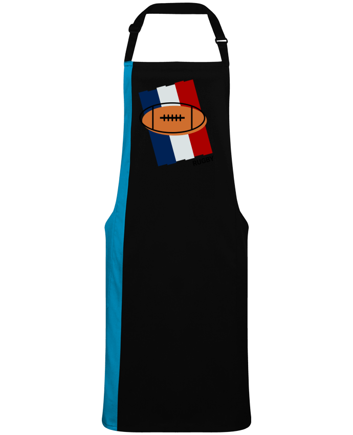 Tablier bicolore Rugby France par  daceroni