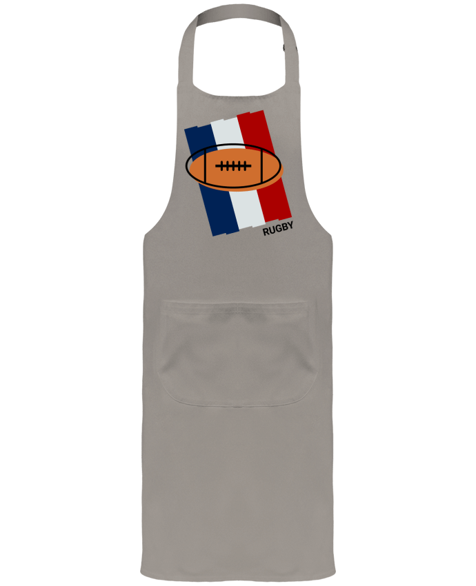 Tablier avec poches Rugby France par daceroni