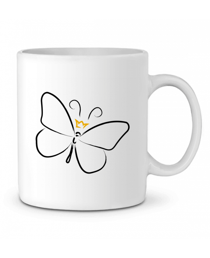 Mug  Papillon et couronne par Lamouchenoire