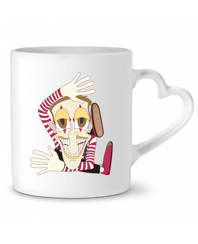 Mug coeur MADE A PICTURE par Santiaguen