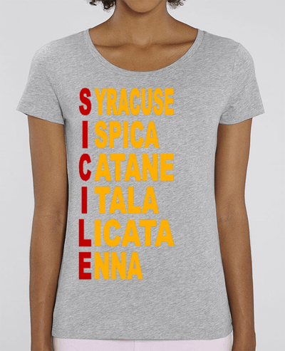 T-shirt Femme TOURISME  SICILE par FIRST  STAR