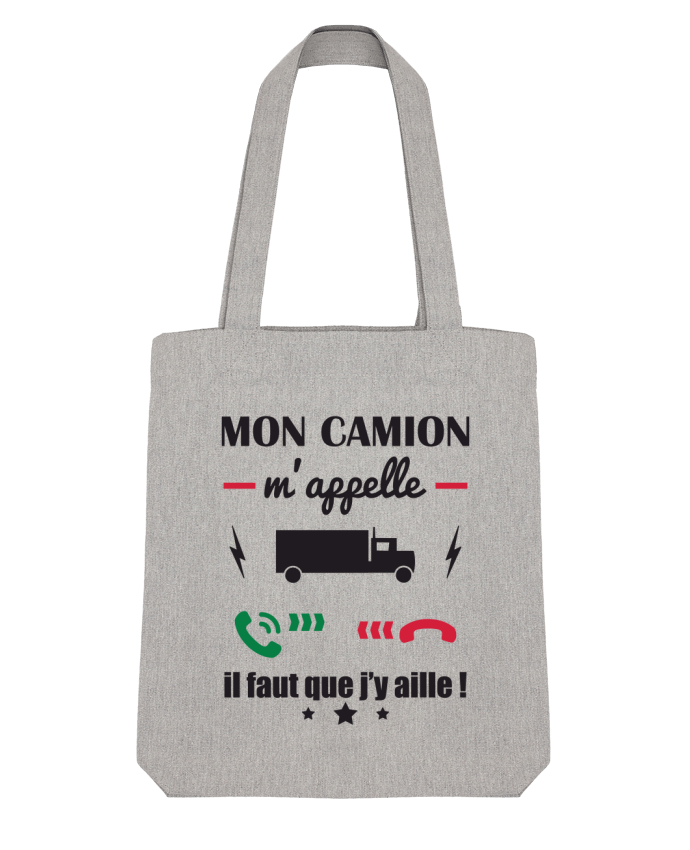 Tote Bag Stanley Stella Mon camion m'appelle, cadeau chauffeur routier par Benichan 