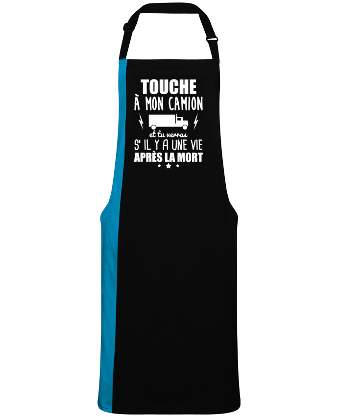 Tablier bicolore Touche à mon camion, chauffeur routier par  Benichan