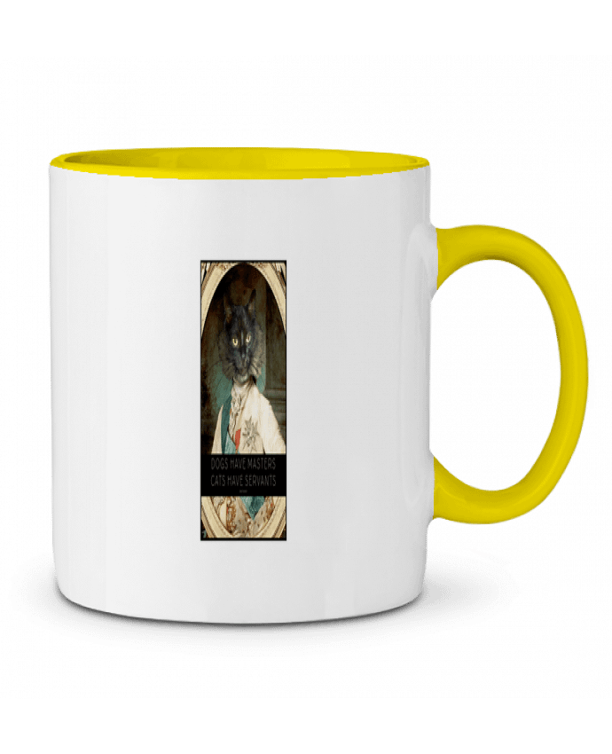 Taza Cerámica Bicolor King Cat Tchernobayle